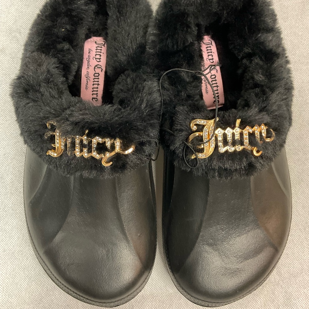 Juicy Couture Plush Cora Clog- Size 8